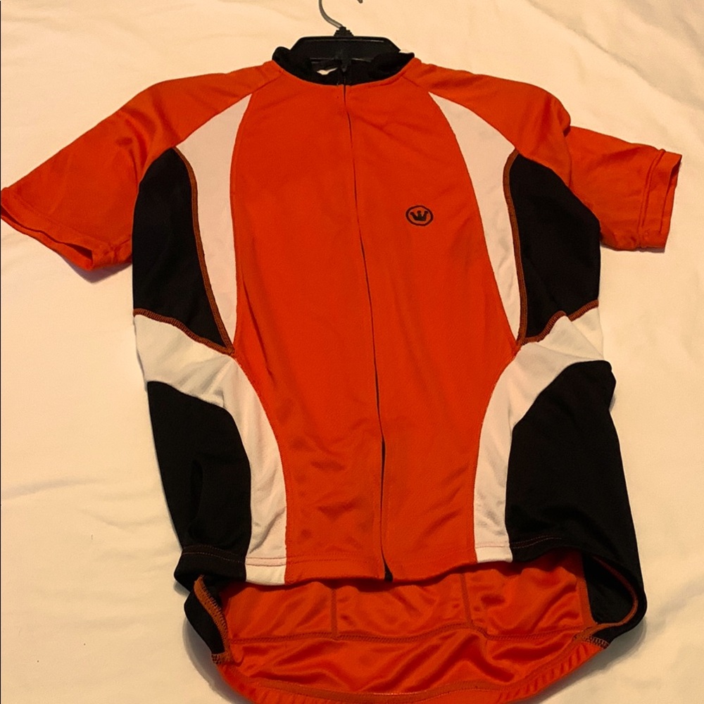 Orange and Black Cycling Jersey